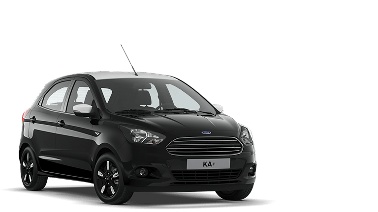 ford ka+ black-white