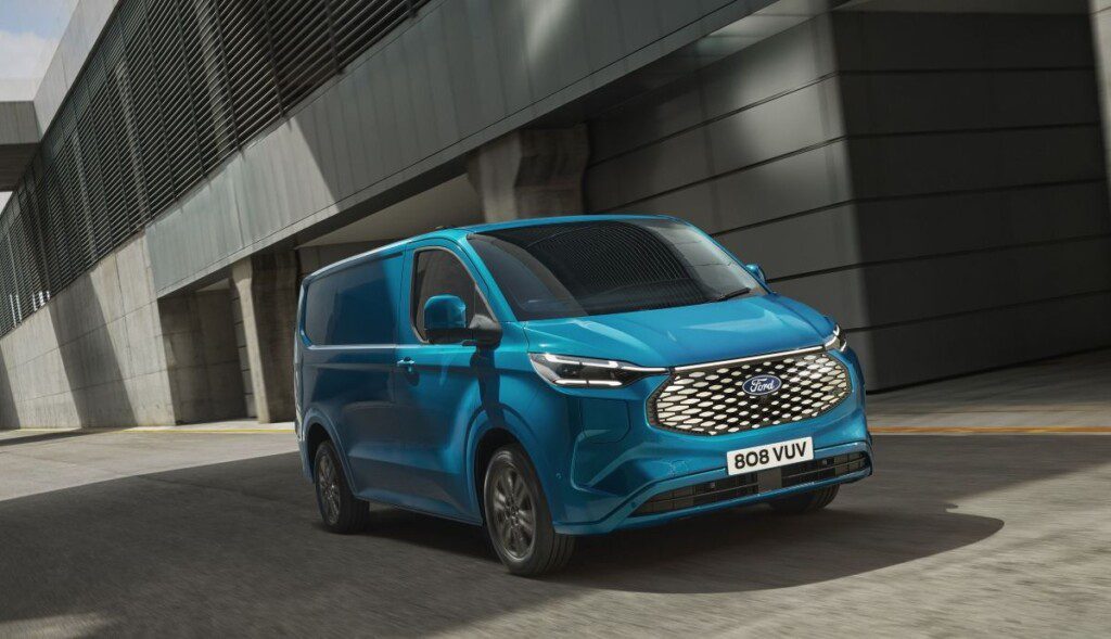 ford transit custom azul