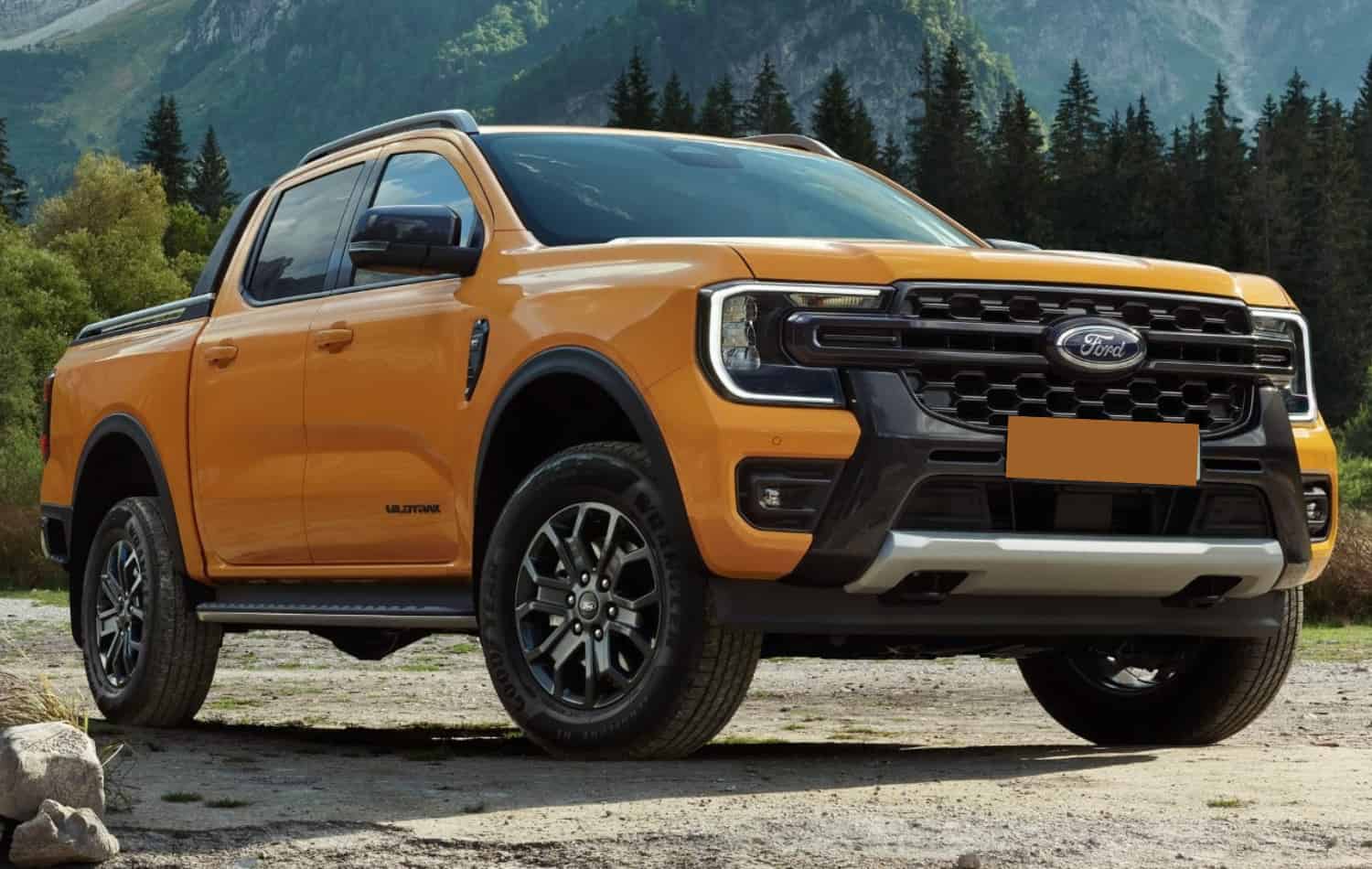 nueva Ford Ranger amarilla 4x4