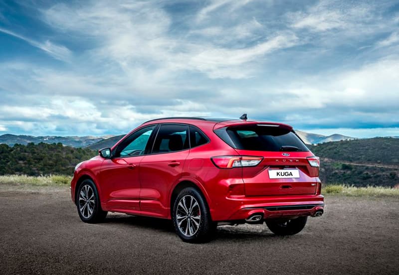 ford kuga diseño vista trasera