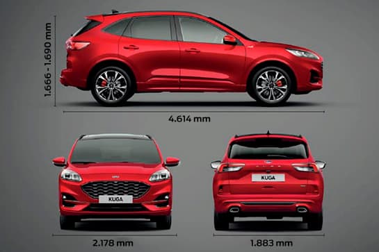 ford kuga dimensiones