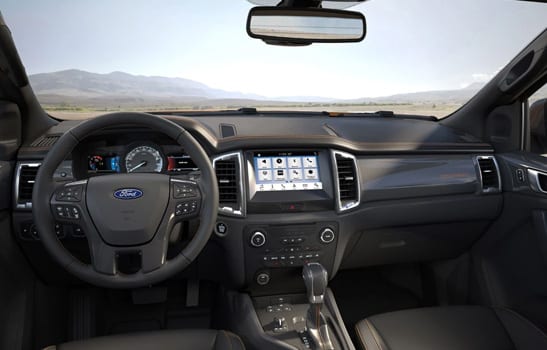 ford ranger interior km 0