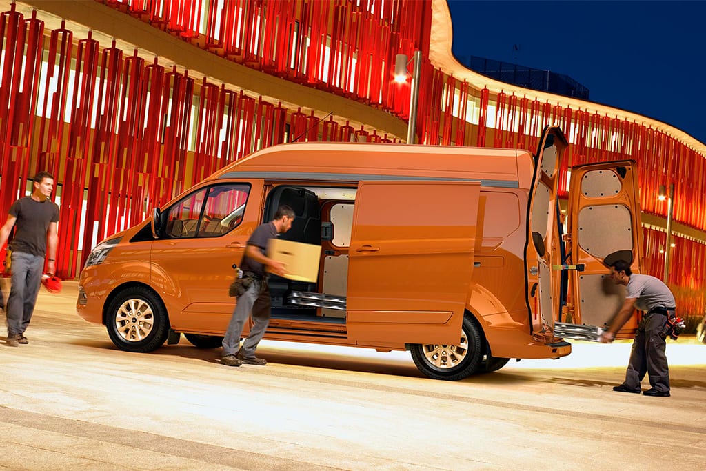 ford transit custom carga