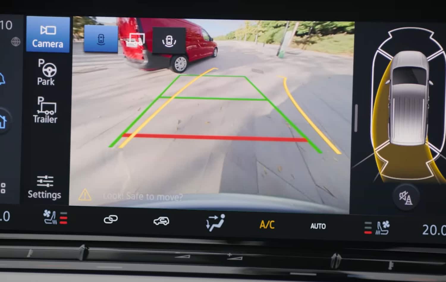cámara trasera Ford Transit Connect