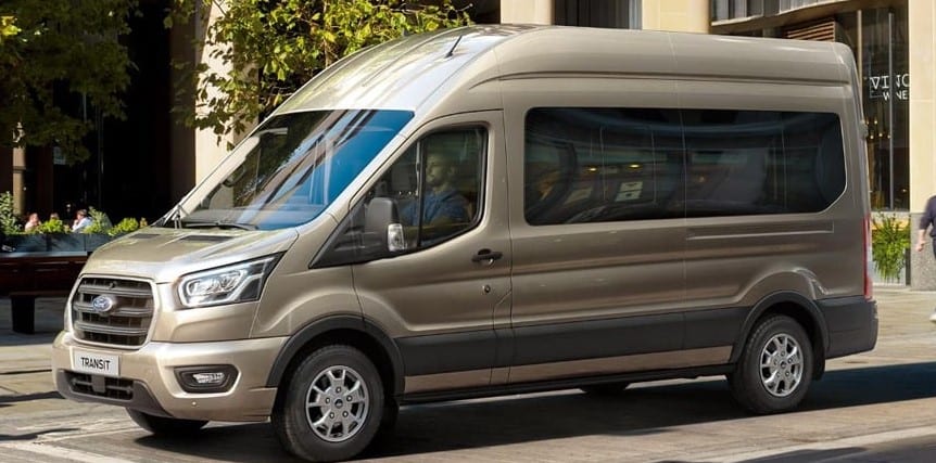 ford transit chasis minibus