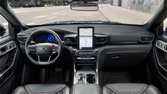 ford explorer diseño interior