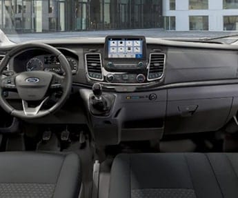 Ford Transit minibus interior