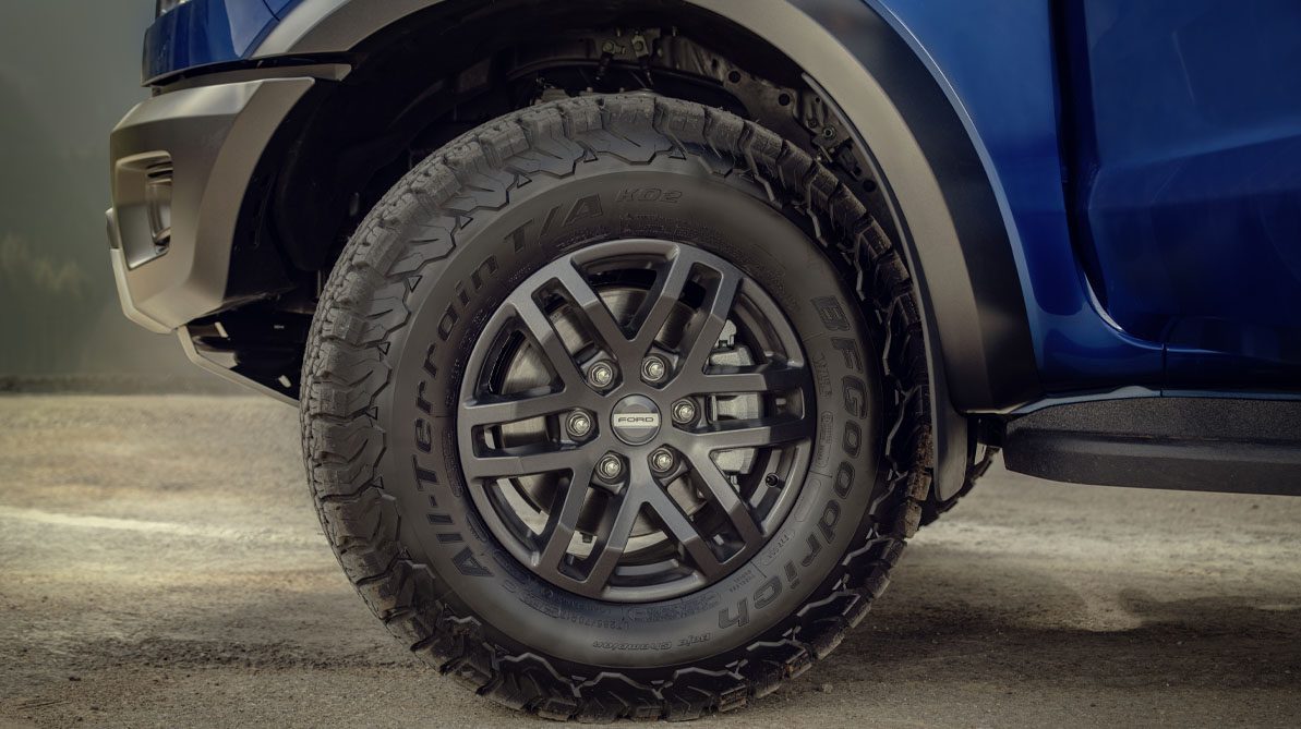 ford ranger raptor llantas