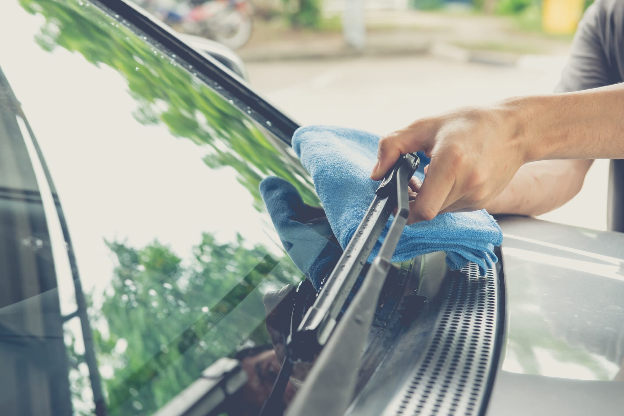 mantenimiento del coche escobilla