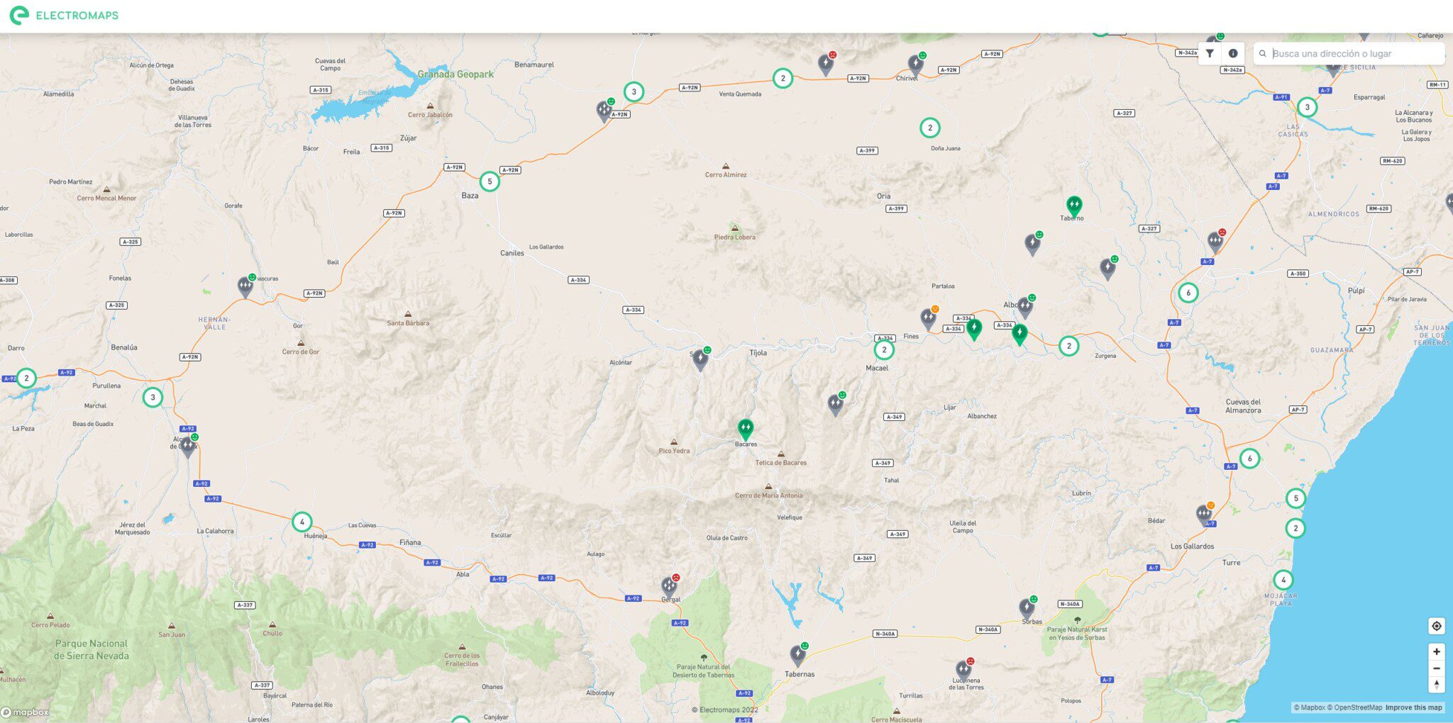 electromaps que es mapa