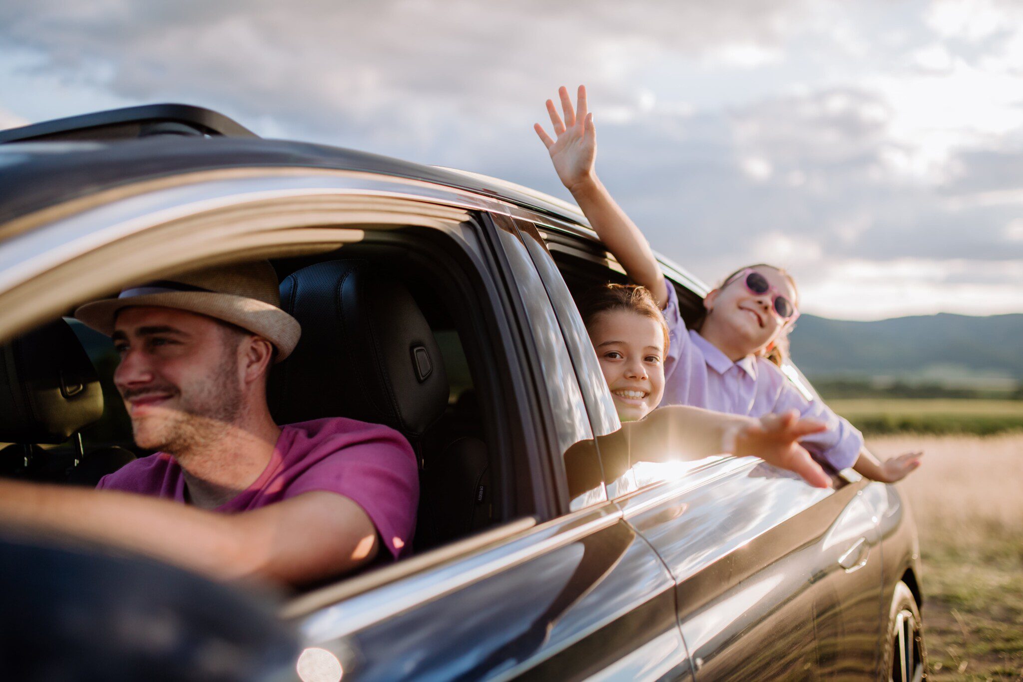 viaje futuro viaje familia coche
