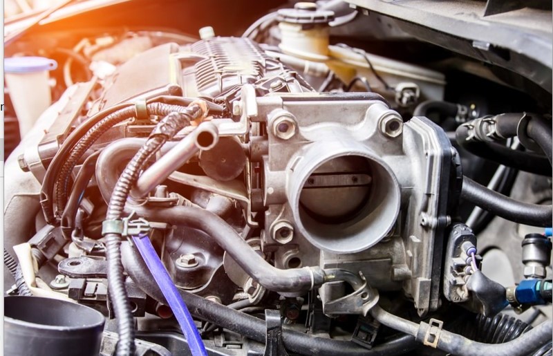 Piezas mecánicas de un motor