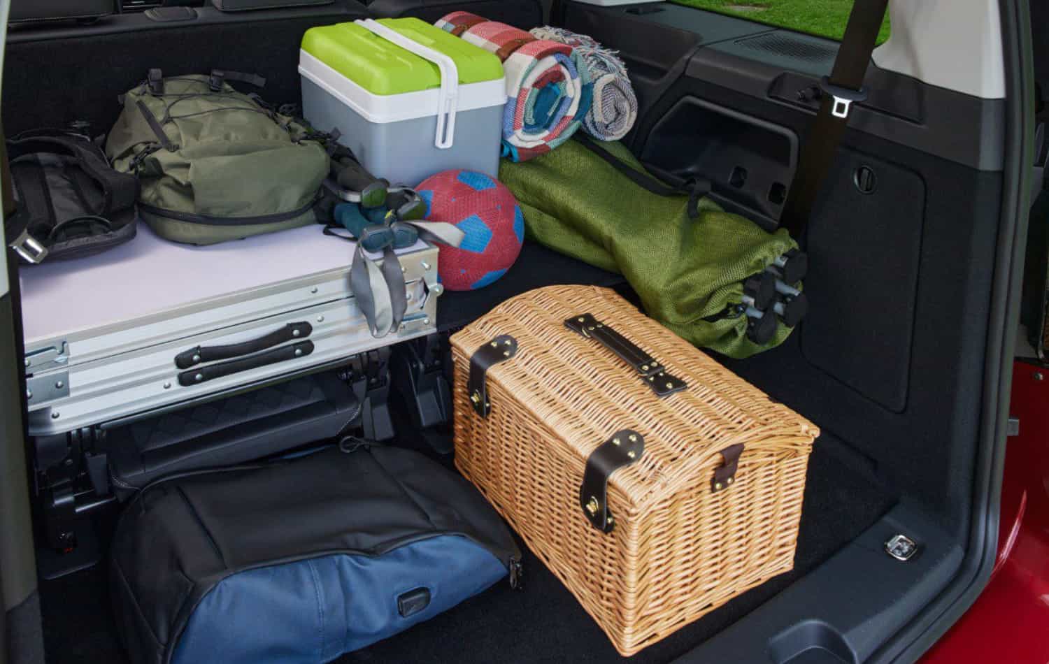 maletero lleno Ford Tourneo Courier