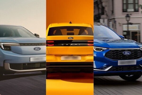mejores-suv-electricos-ford Collage tres SUV eléctricos de Ford